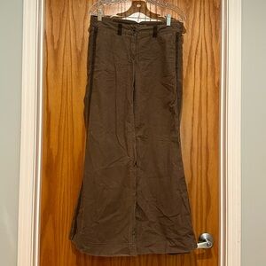 Hei Hei Wide Leg Corduroy Pants Anthropologie Brown Low Rise